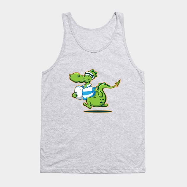 Rugby dragon Tank Top by Helepictor Rugby